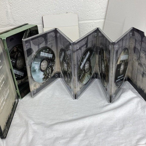 Band Of Brothers 6-Disc DVD Set Complete HBO Mini-Series Tin Box Nice - Picture 10 of 11